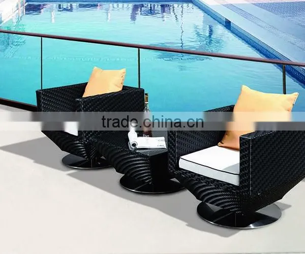 Hot Sale Design Furniture Rattan Leisure Coffee Table Set photo-2