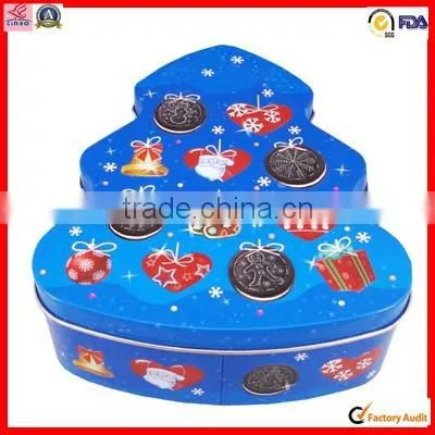Metal Santa Claus Lighted Christmas Gift Boxes photo-5