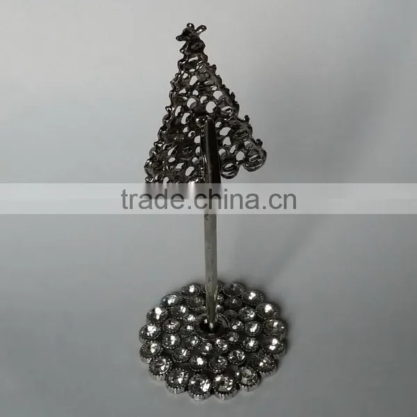 Metal Christmas Tree Design Event Card Holder photo-2