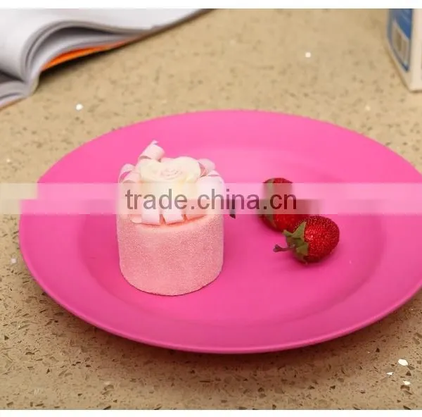 Factory Wholesale Biodegradable Bamboo Fiber Eco Plate photo-5