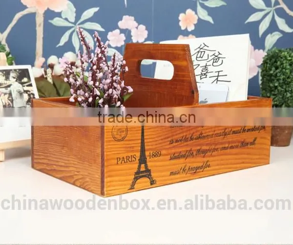 Hot Sell Refined Mini Wooden Storage Bins Custom photo-2