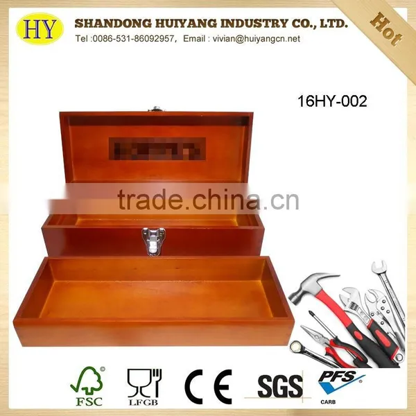 Pine Wood Painted Tool Box photo-3