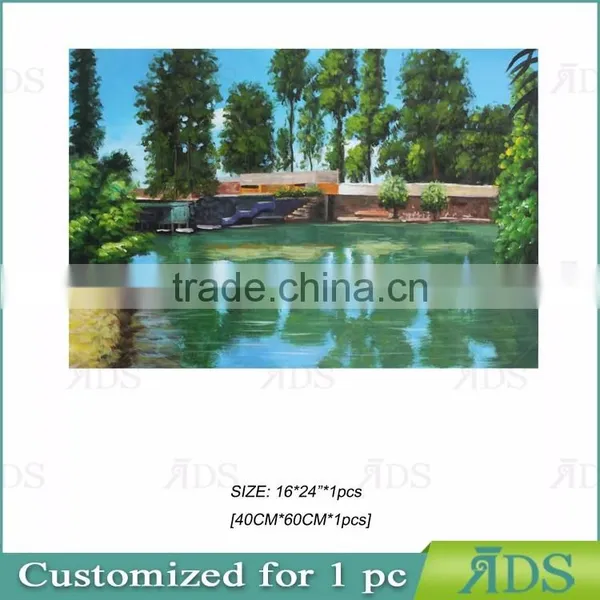 Wall Decor Village Life Oil Painting photo-2