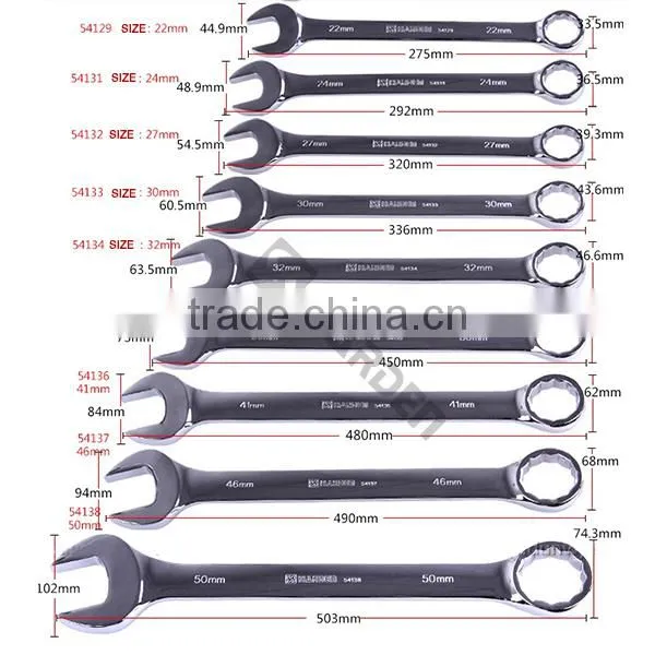 Combination Spanner Different Size Chrome Vanadium Harden Spanner Tools Set photo-4