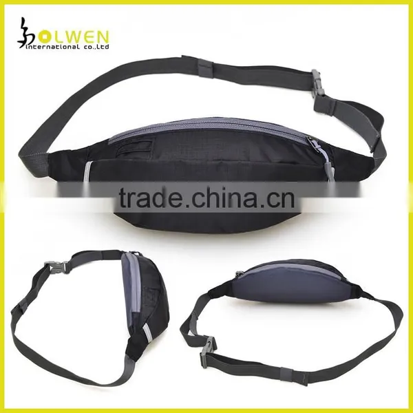 China Wholesale Cheap Simple 600 D Polyester Nylon Running Waist Bag /Fanny Pack photo-2