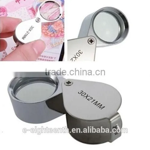 30x 21mm Jeweler Loupe Magnifier Magnifying Glass