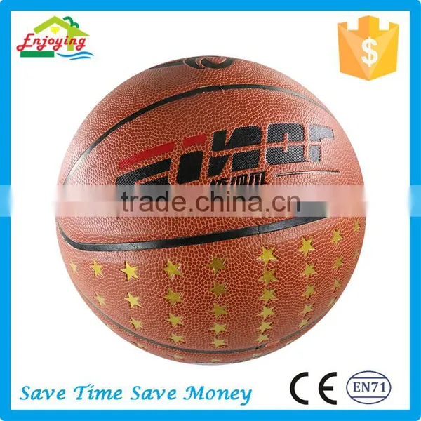 Professional Standard 8 Panel Brown Match pu Basketball for Men photo-4
