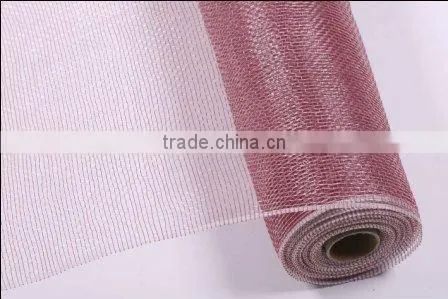 flower plastic mesh wrap