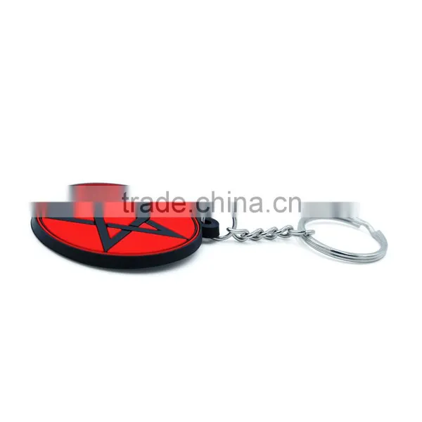 Top Grade Manufacturers in China Custom Rubber Silicone Car Keychain Keyring photo-4