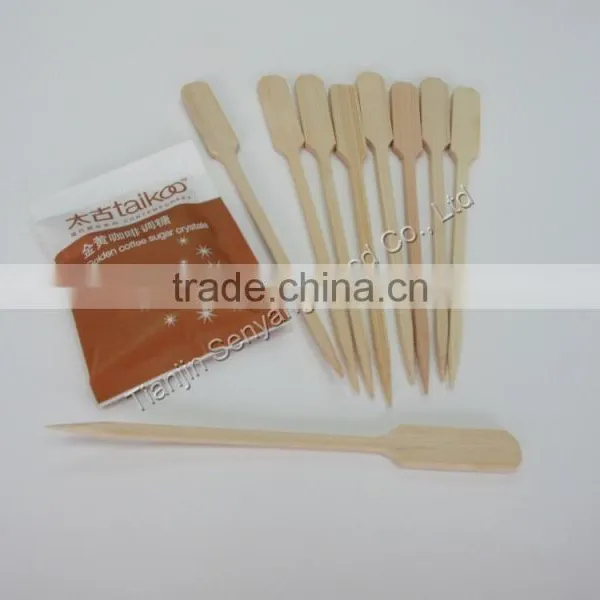 BBQ Bamboo Marshmallow Stick Wooden Barbecue Skewer photo-2