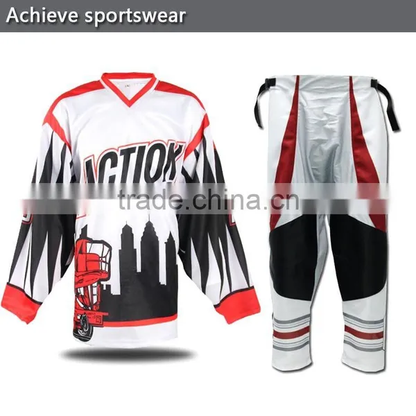Design Custom Make Personalized Your Own Team Ice Hockey Jerseys Professional High Quality Team Hockey UniformsNHL Hockey Jersey photo-3