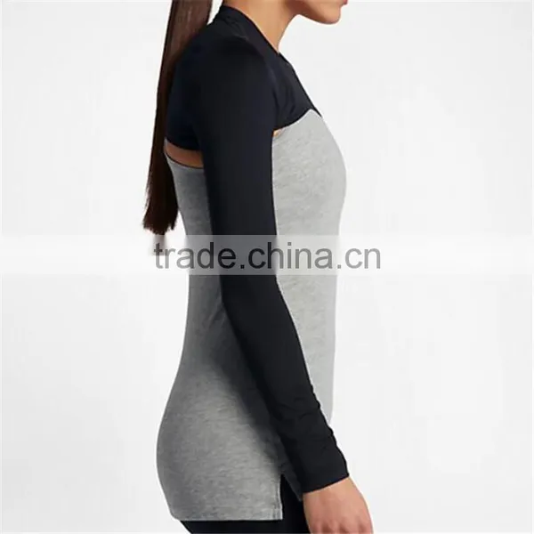 Women Fashion Style Shirts Hot Sale Long Sleeve Sport T-shirt photo-2