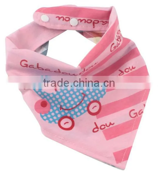 China Dribbler Printing Cotton Custom Wholesale Baby Burp Cloth photo-3