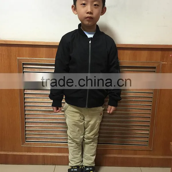 Newest Design European Style Black Plain Girls Fancy Jacket photo-2