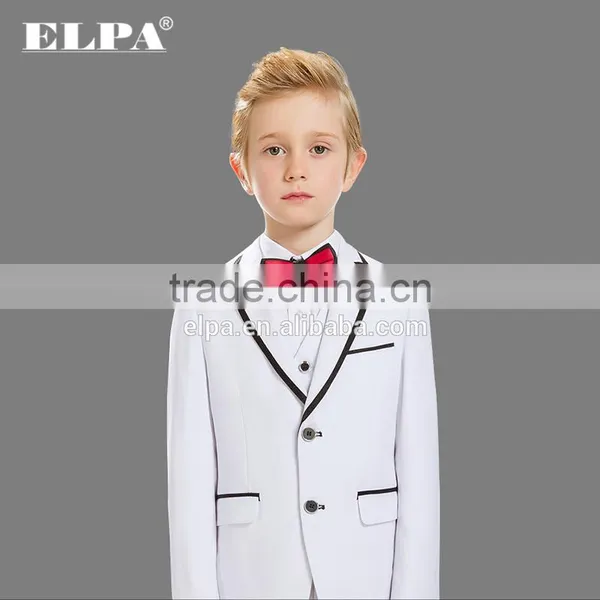 ELPA Latest Designer 3 Piece Kids Fashion Suits Black Boy School Uniforms Wholesale photo-3