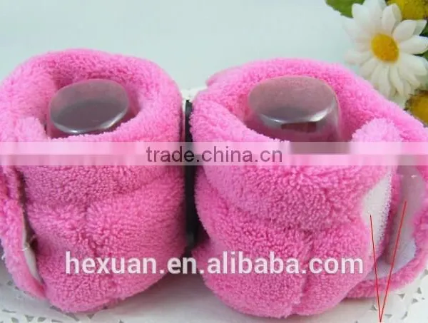 B80001C Winter Thick Baby Indoor Shoes, I Love Mama/Tata,Kids Winter First Walkers,Newborn Warm Shoes, photo-3