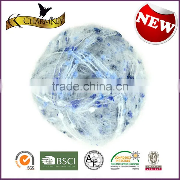 Charmkey Fashion Mohair Yarn Type Acrylic Mohair Like Yarn Polyester Blend Yarn for Women Sweaters photo-2