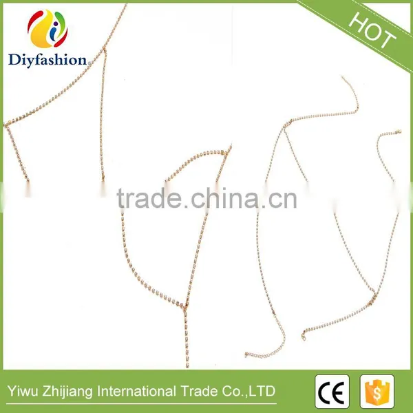 Summer Fashion Personality Diamond Sexy Body Chain for Lady photo-5