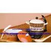 Stoneware Soup Mug With Spoon and Lid