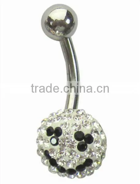 Smile Face Cute Navel Piercing Belly Ring