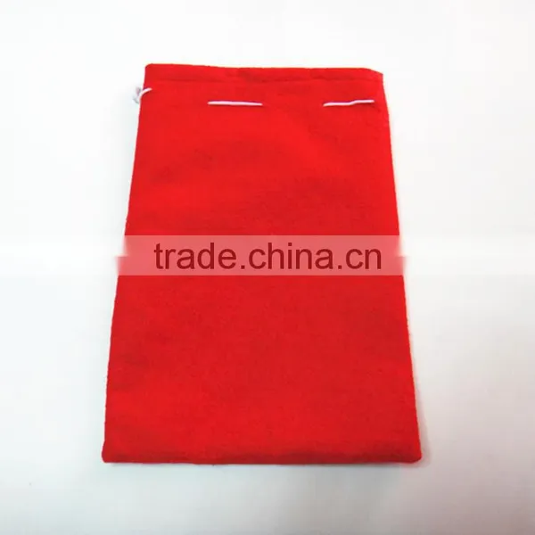 Gift Bag Jewelry Red Velvet Pouch Drawstring Christmas photo-6