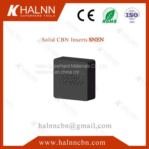 BN-S300 Solid CBN Insert Fine Milling Engine Block Achieve High Linear Speed photo-2