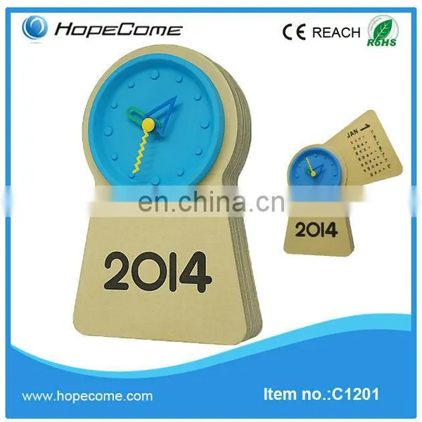 2014 New Desgin Paper Calendar Clock photo-6