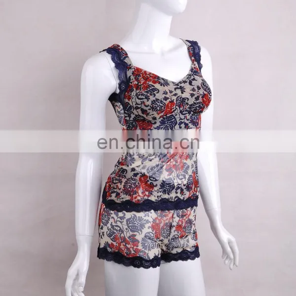 HOT Sale Flower Design Transparent Style Young Lady Boyshort Lace Panties photo-3