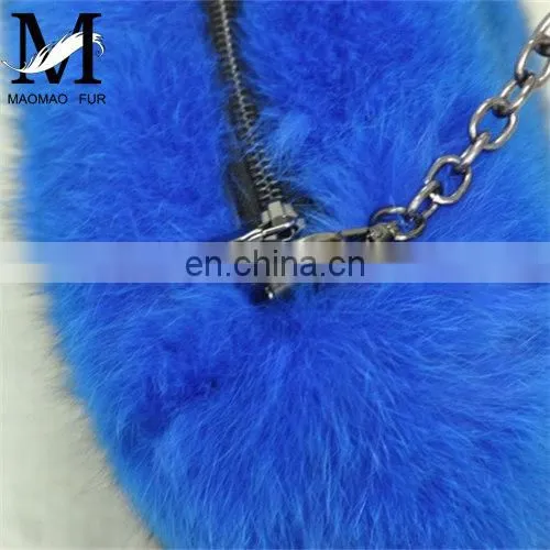 2016 New Fashion Bag Latest Design Real Fox Women Fur Bag photo-5