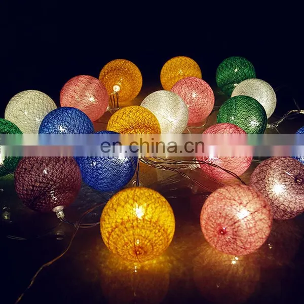Holiday Lighting Christmas Color Ball String Light Outdoor LED Globe Light photo-5