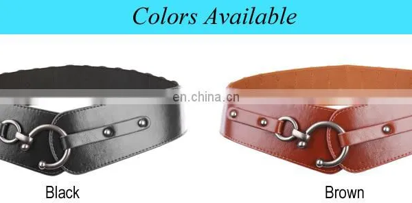 Grace Karin Women Ladies Girls Retro Metal Hook Buckle Elastic Waist Belt Waistband CL010484 photo-6