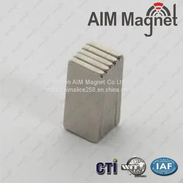 Магнит NdFeB в виде блока N42 размером 60x20x10 мм