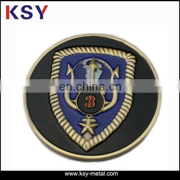 Cheap 3D Custom Gold Sliver Metal Coin photo-4