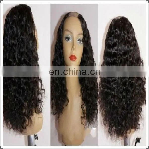 Wholesale China Best Quality Indian Virgin Hair u Part Wig ,cheap Human Hair U Part Wig