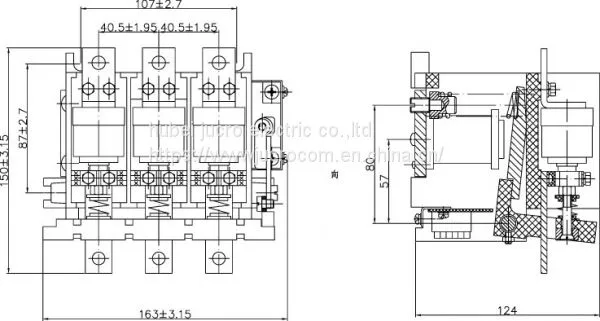 HVJ5 1.14kv 125A AC Vacuum Contactor photo-2