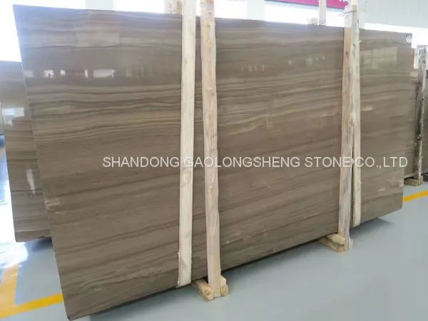 Brown Wooden Marble, Coffee Wooden Marble, Brown Wenge Marble, Coffee Wood Marble Slab,Grey Serpegiante Marble photo-3