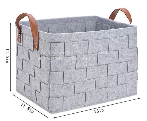 China Factory Products Home Felt Storage Basket