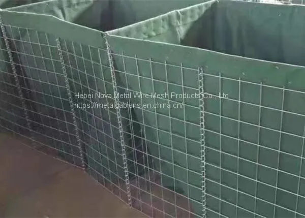 Welded Military Sand Gabion Box Wall Hesco Barrier photo-4