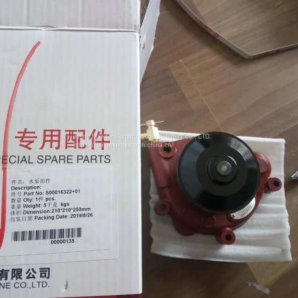 Shantui SR20M Engine D6114 Parts Water Pump Assy D20-000-30