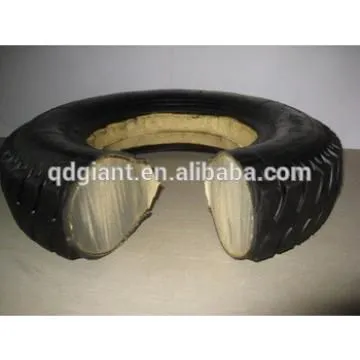 Anti-puncture Hard Wearing PU Foam Rubber Tire Wheel 4.00-8