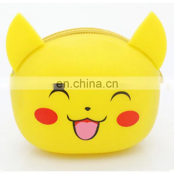 Ladies Clutch Coin Bag Custom Brand Change Money Wallet Promotional Silicone Purse photo-2