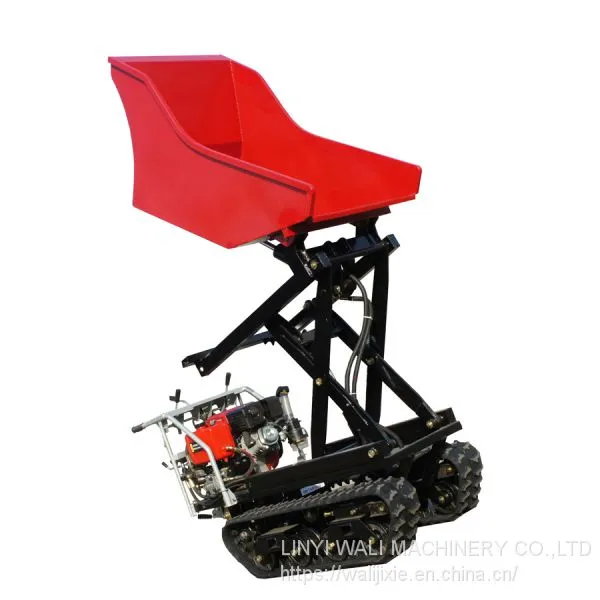 Crawler Type Garden Truck Dumper With Lift Container photo-2