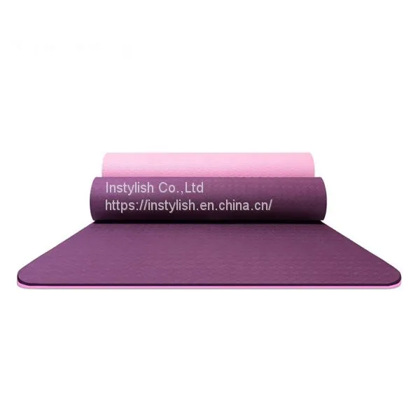 Wholesale Biodegrable Yoga Mat Private Label Good Quality Eco Friendly TPE Yoga Mat photo-2