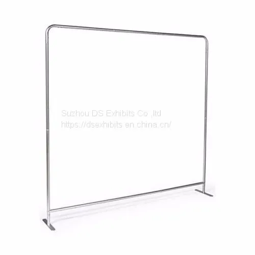 10ft Portable Backdrop Stand Trade Show Tension Fabric Display Stand Banner Backdrop Wall photo-2