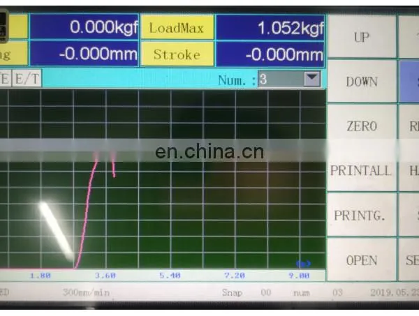 Single Column Universal Tensile Testing Machine for Button Strength 90 Degree Peel Adhesion Test Peel Force Tester photo-5