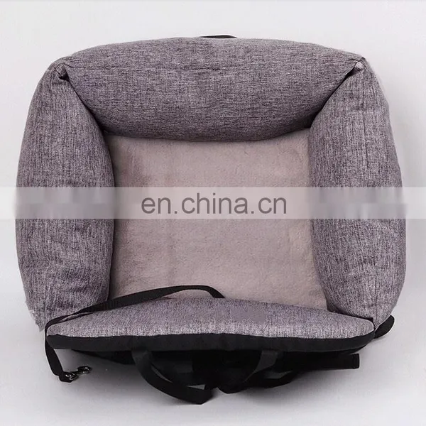 Pet Car Seat Travel Bed Dog Booster Car Seat With Clip-on Safety Leash,Car Seat Cover for Pets With Nonslip Bottom photo-3