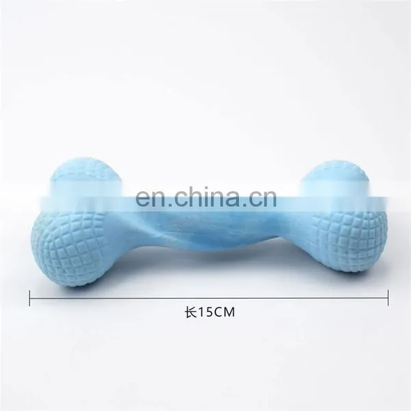 Eco-friendly Milk Flavored Pet Teeth Cleaning Chew Bone TPR Dog Toys photo-2