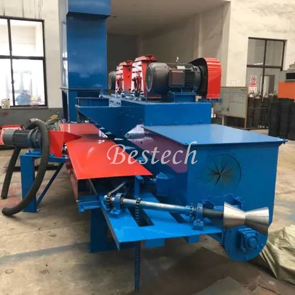 6-55 mm Diameter Sucker Rod Roller Through 4 Pieces per Time Shot Blasting Cleaning Machine photo-5