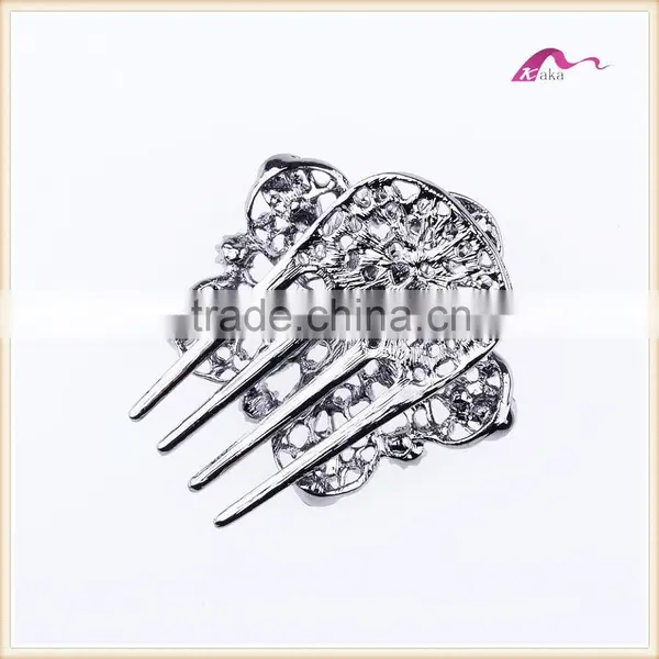 Crystal Flower Hair Comb Jewelry For Bridal Hair Accessories photo-3