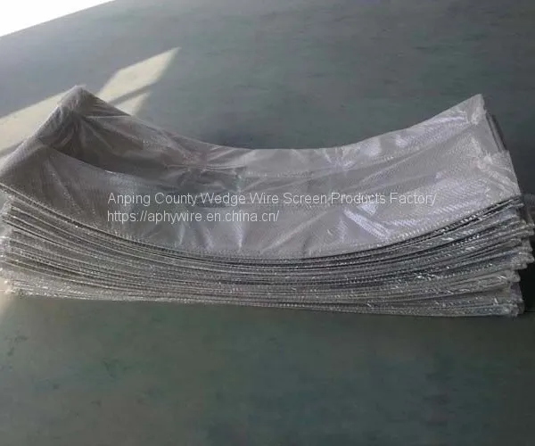 Sieve Bend Screening , Stainless Steel 304 Johnson V Wire Wrapped Wound Screen Plate photo-2